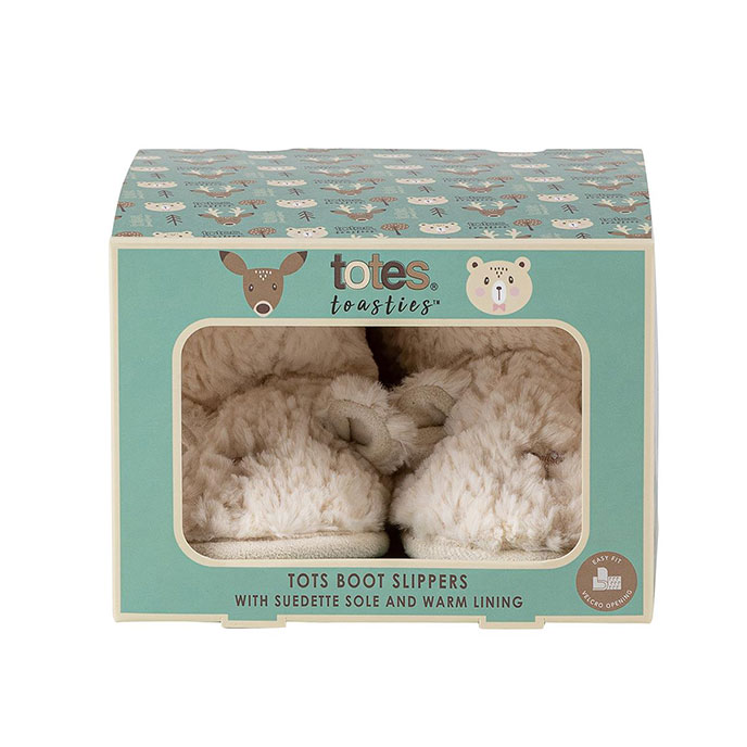 totes Kids Bootie Slippers Polar Bear Extra Image 1